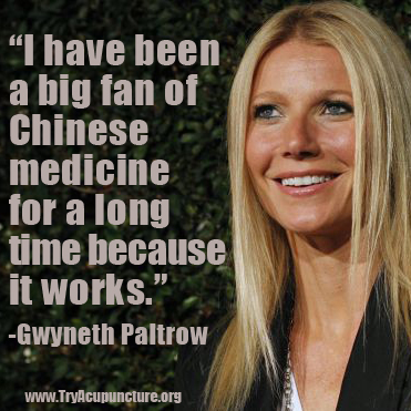 gwyneth paltrow acupuncture