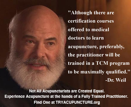 dr. weil on acupuncture